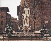 AMMANATI, Bartolomeo Fountain of Neptune   nnn painting